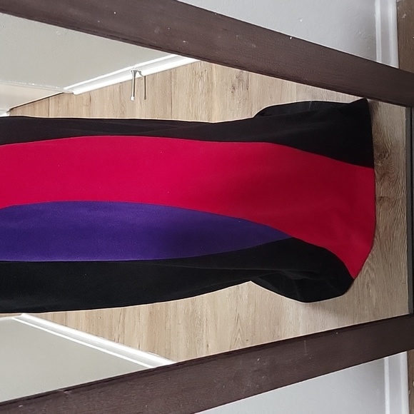 VTG | Vanity Fair Color Block House Dress - Picture 4 of 12